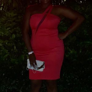 Fitting Sexy Pink dress w/ Stretch